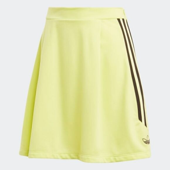 Adidas Originals Yellow Midi Skirt Three Stripes - Picture 6 of 9